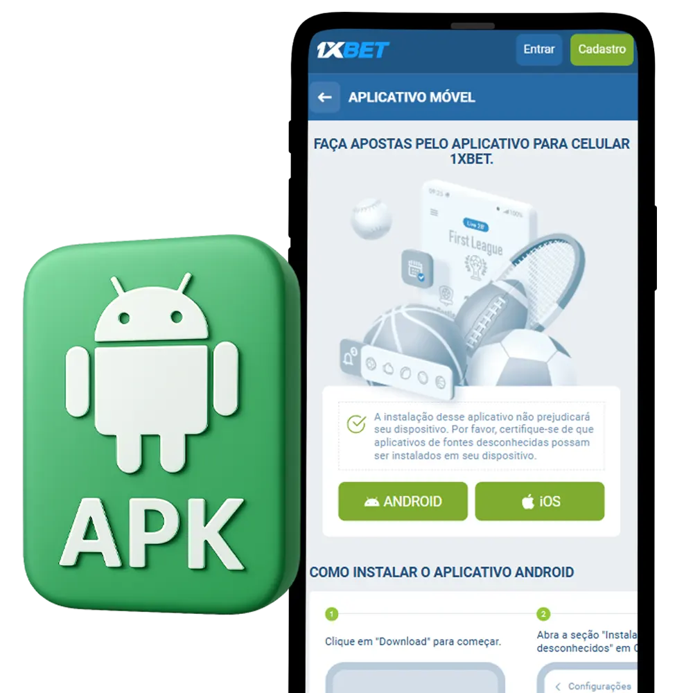 Instalar o APK 1xbet